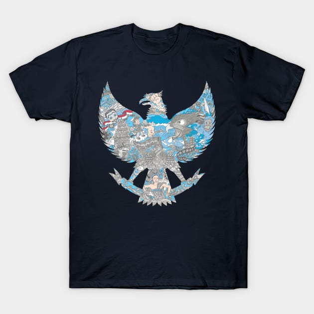 Indonesia Garuda T-Shirt by ginanperdana